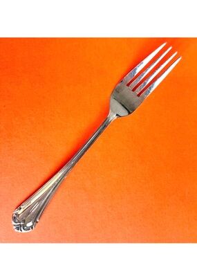 Hampton Silversmiths KATRINKA Dinner Fork (1) Stainless Replacement Scrolls 7.5"